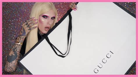 jeffree star gives trisha gucci bag